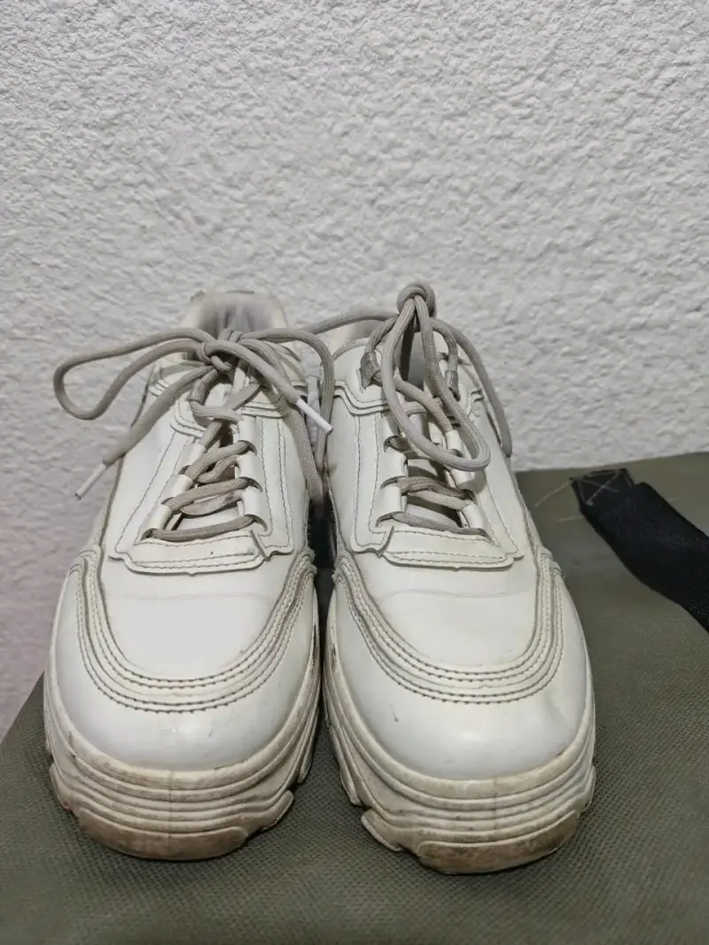 Zapatillas Shein blancas de plataforma talla 39 - 2