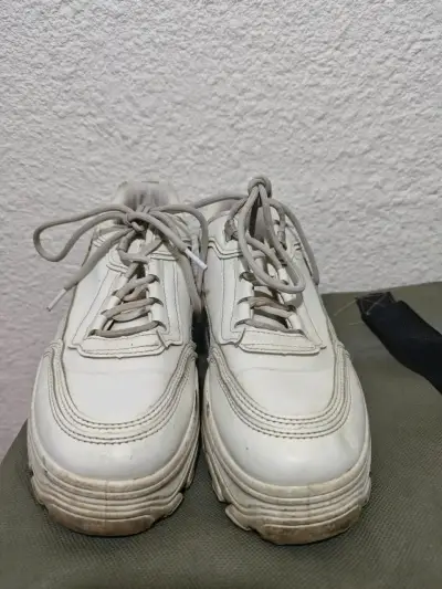 Zapatillas Shein blancas de plataforma talla 39 - miniatura 2