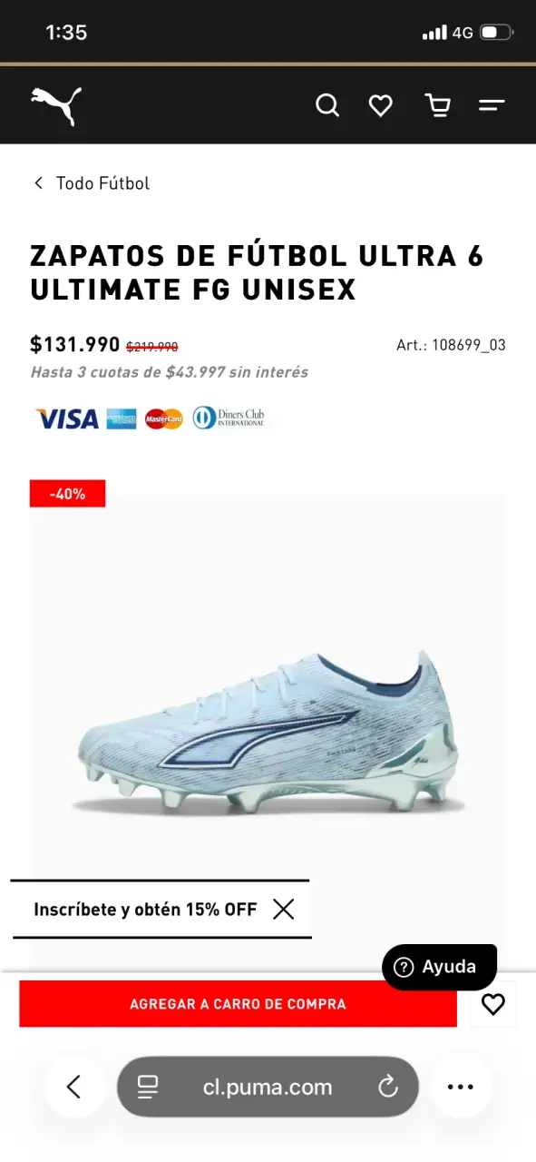Zapatos de fútbol Puma Ultra 6 Ultimate FG unisex - 2