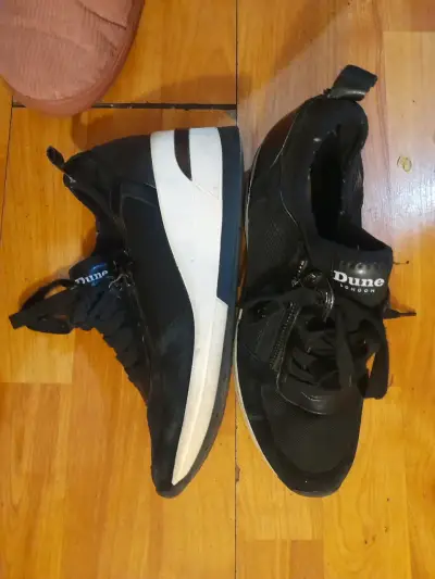 Zapatillas negras Dune London para hombre - miniatura 1