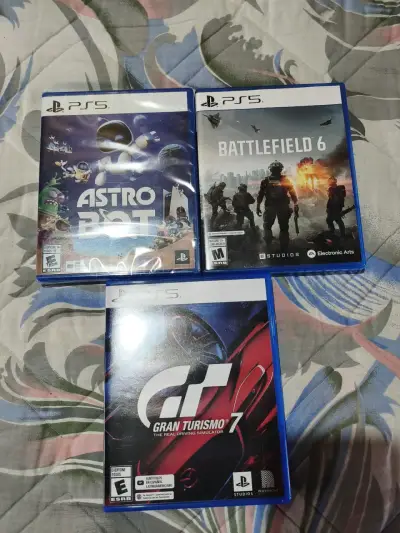 Lote de Juegos PS5: Astro Bot, Battlefield 6 y Gran Turismo 7 - miniatura 1