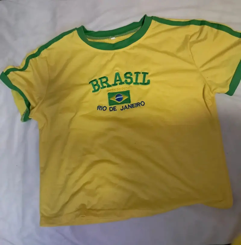 Polera Amarilla Brasil Rio de Janeiro - 3