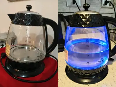 Hervidor eléctrico de vidrio Ursus Trotter 1.7L con luz LED - miniatura 1