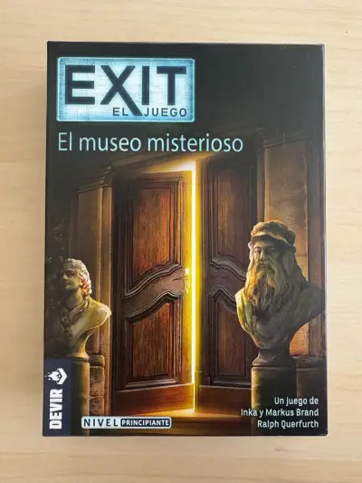 Juego de Mesa Exit El Museo Misterioso Como Nuevo - miniatura 1