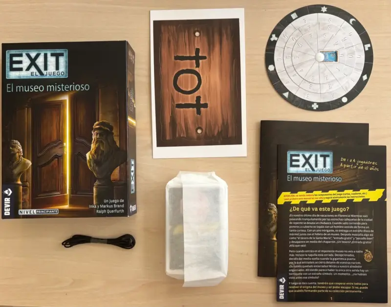 Juego de Mesa Exit El Museo Misterioso Como Nuevo - 3