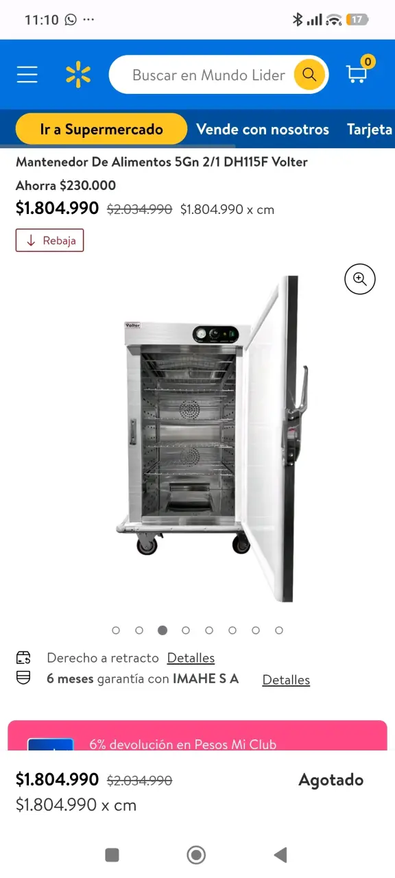 Mantenedor de Alimentos SGn 2/1 DH115F Volter - 4