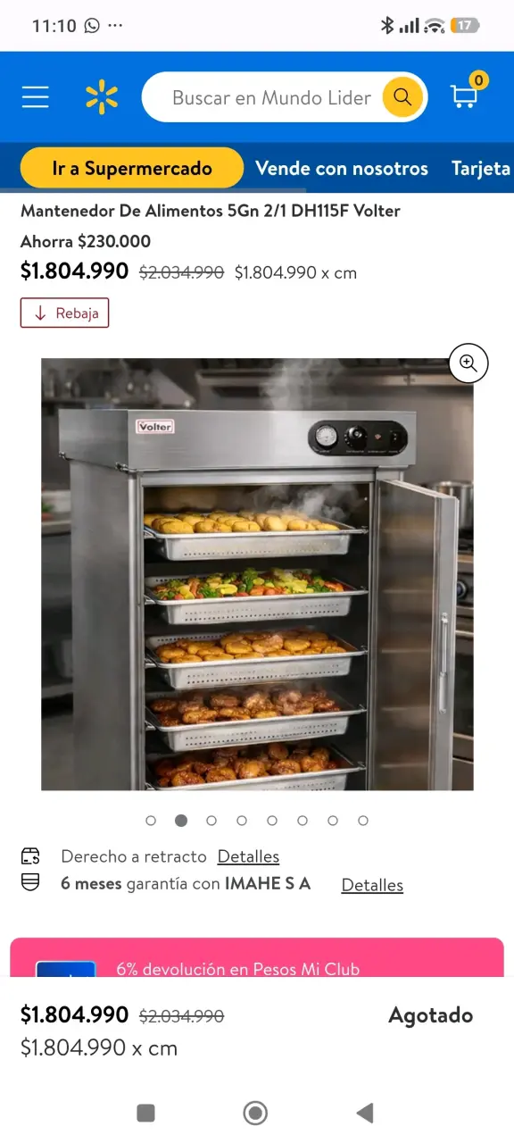Mantenedor de Alimentos SGn 2/1 DH115F Volter - 5