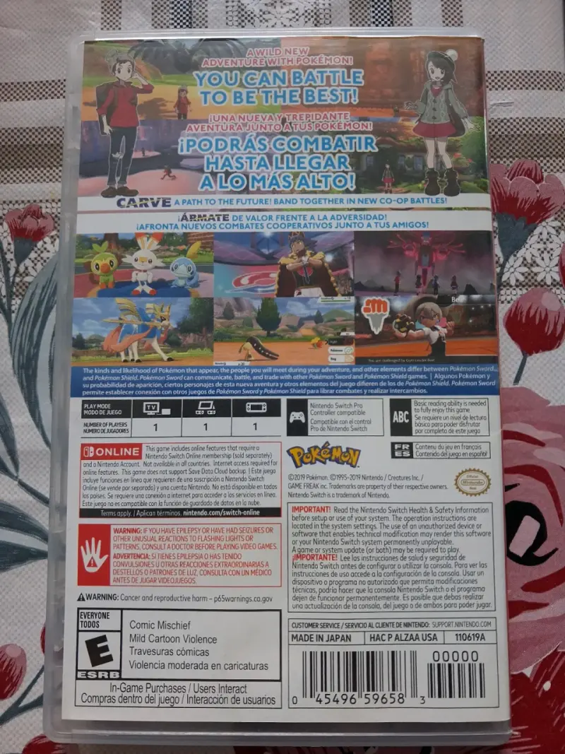 Juego Pokémon Espada y Escudo para Nintendo Switch - 2