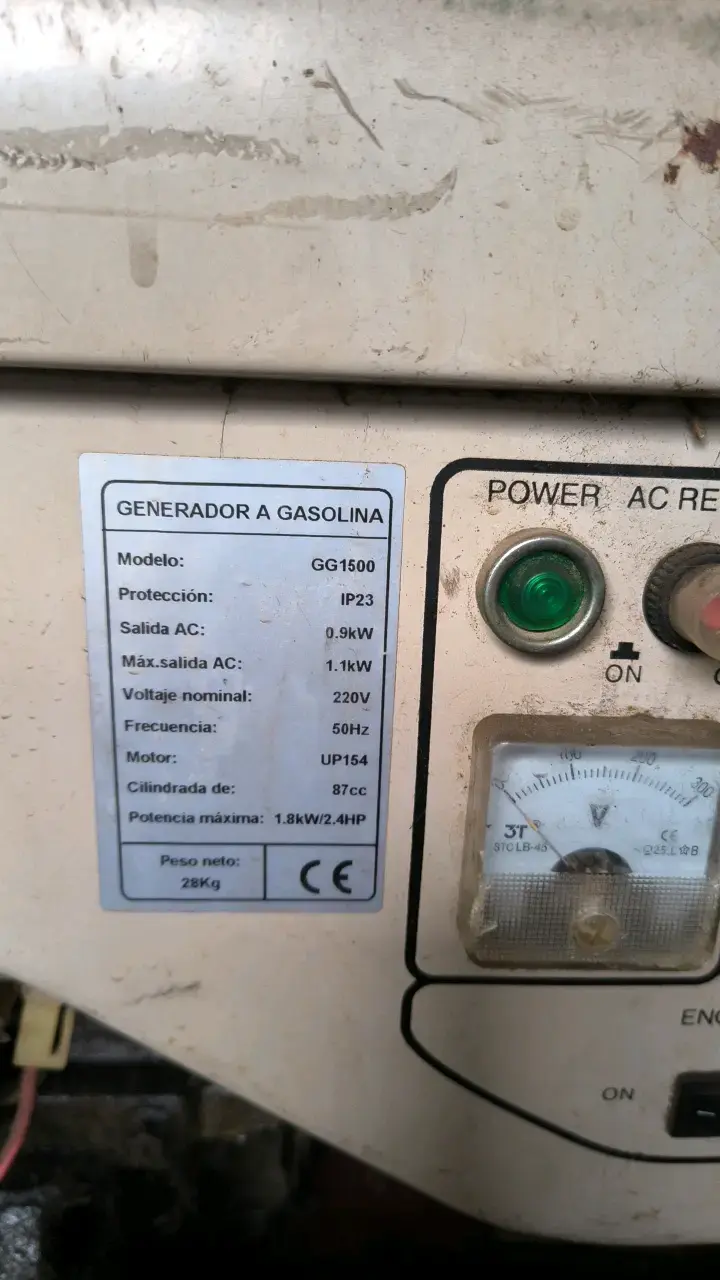 Generador a Gasolina Bauker GG1500 9.9kW - 2