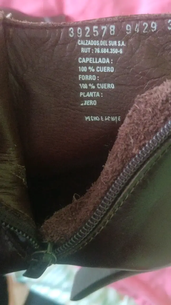 Botines de cuero marrón con tacón alto - 6