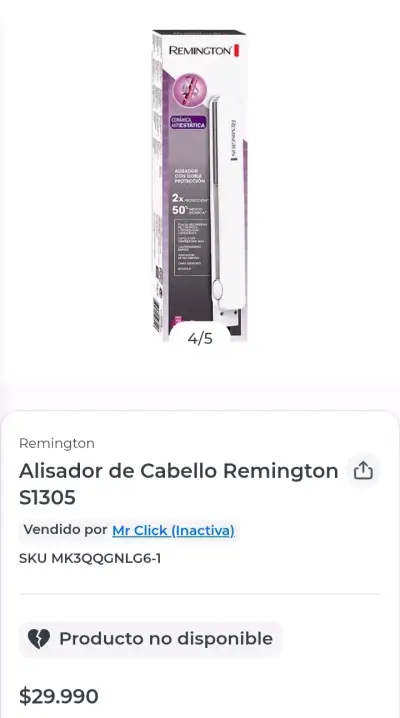 Plancha de Pelo Remington S1305 Cerámica - miniatura 3