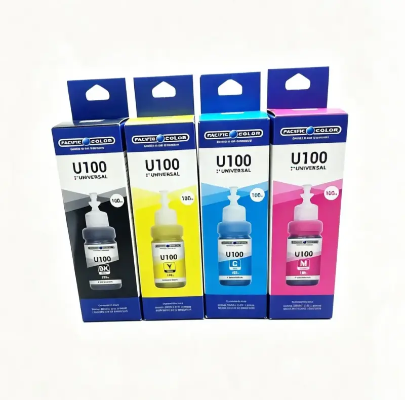 Pack de 4 tintas universales 100cc c/u 4 colores - 1