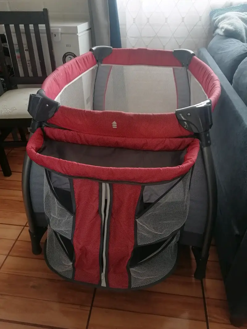 Cuna corral para bebé Infanti Nuba roja - 4