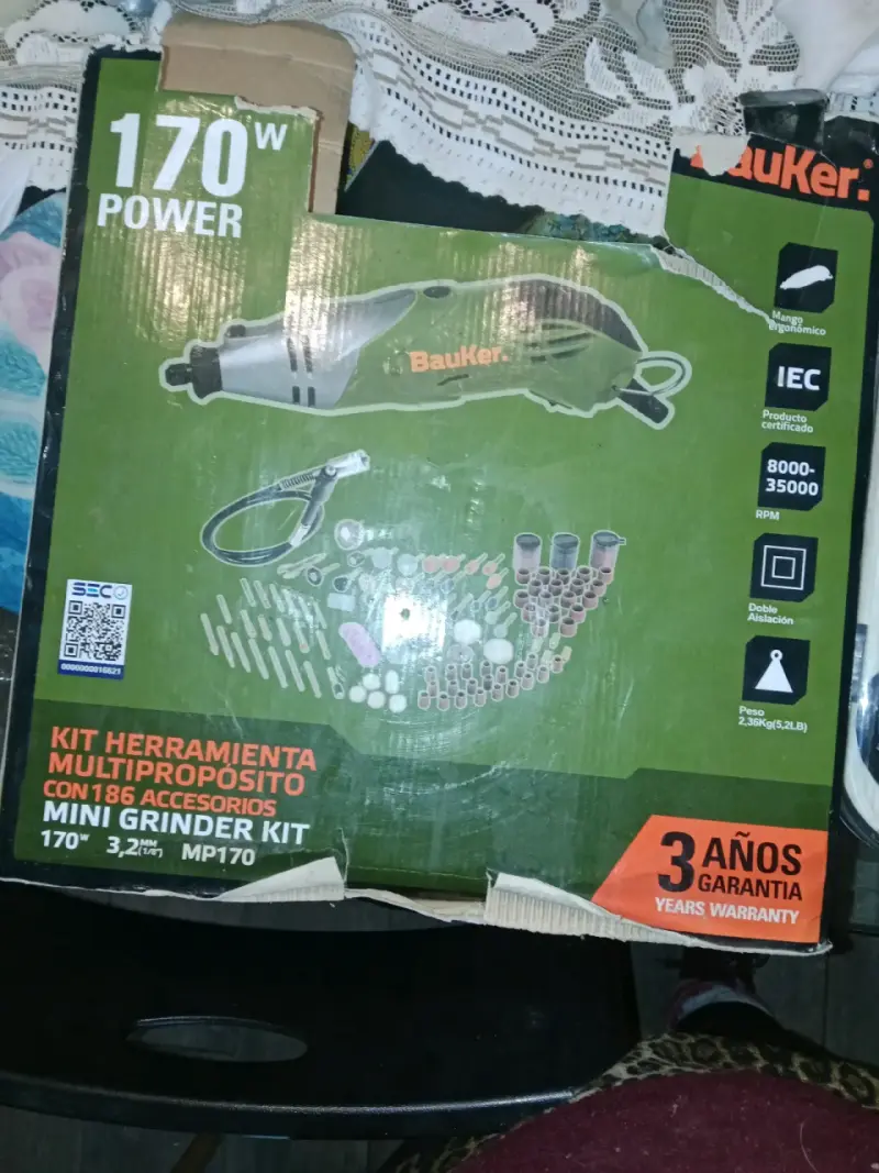 Set de Herramientas Rotativas Bauker con Accesorios - 2