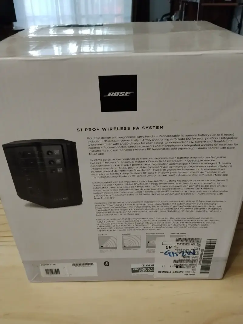 Sistema de sonido inalámbrico Bose S1 Pro+