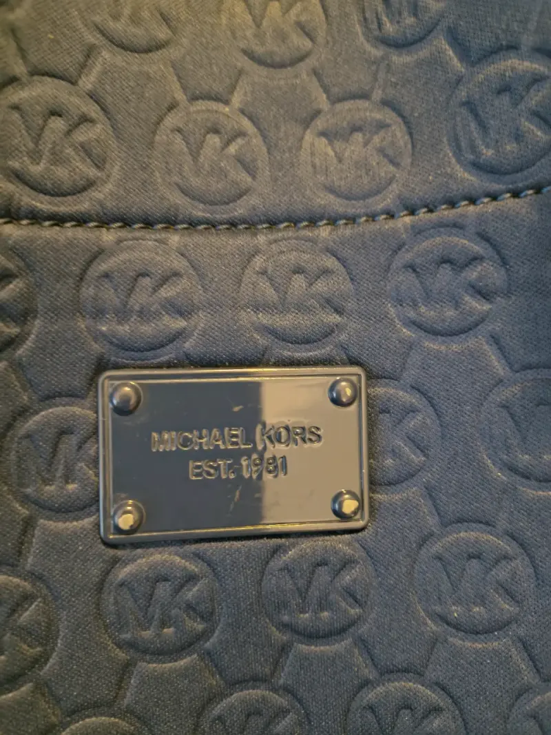 Bolso tote azul Michael Kors con logo - 2
