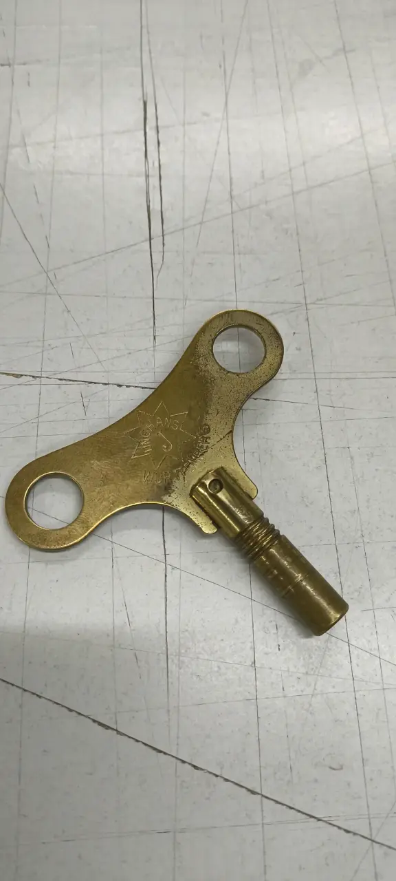 Reloj de pared antiguo de madera con péndulo - 4