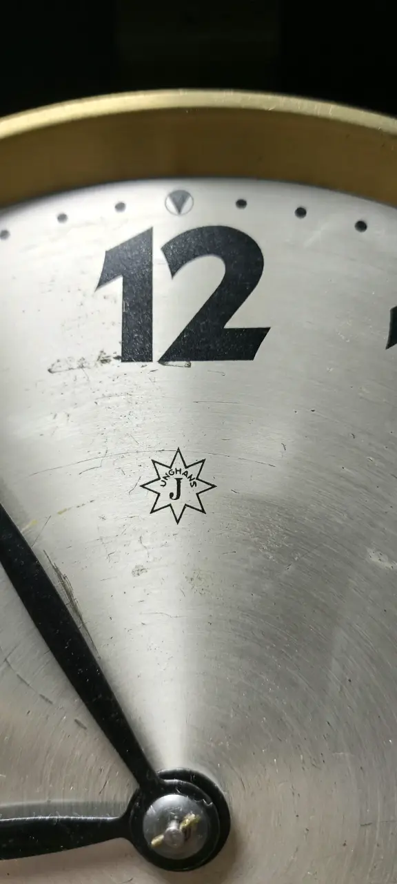 Reloj de pared antiguo de madera con péndulo - 6