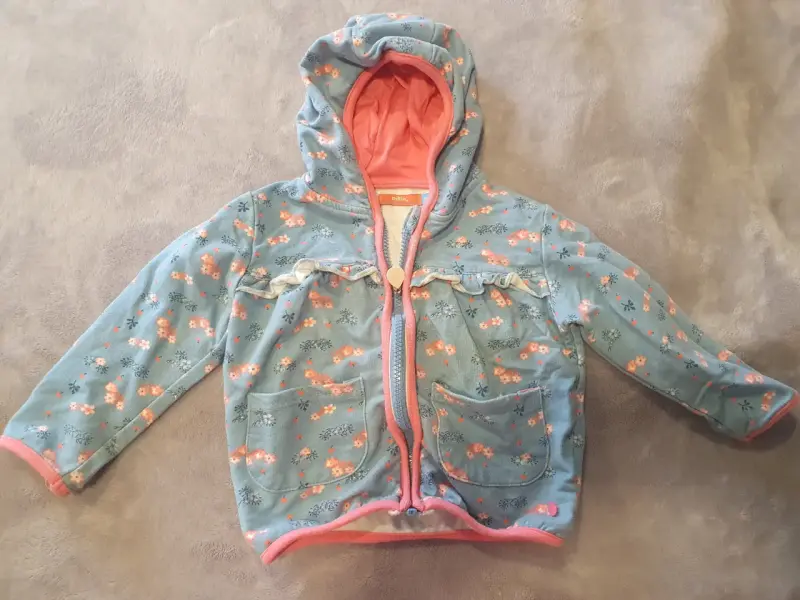 Polerón de bebé con capucha floral Pillin 24M - 1