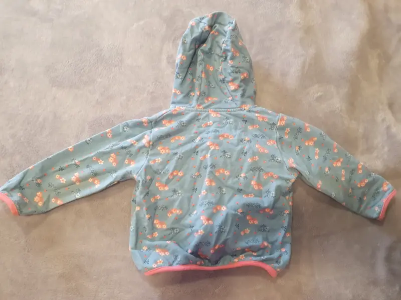 Polerón de bebé con capucha floral Pillin 24M - 2