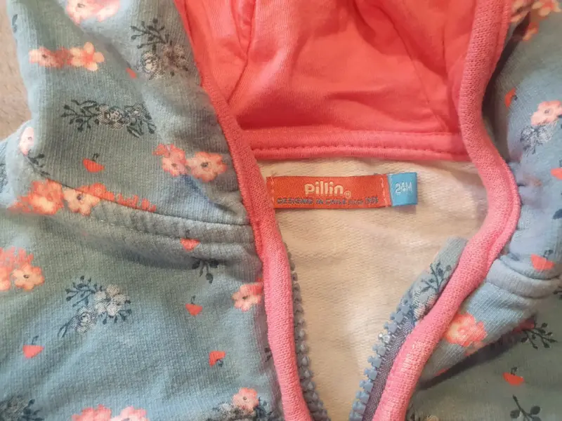 Polerón de bebé con capucha floral Pillin 24M - 3