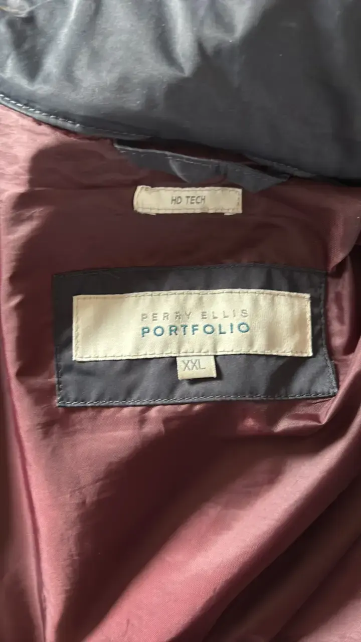 Chaqueta acolchada Perry Ellis azul marino XXL - 2