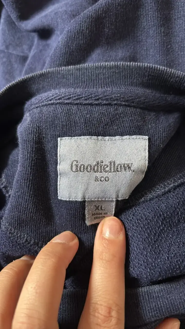 Polera azul marino Goodfellow XL - 2