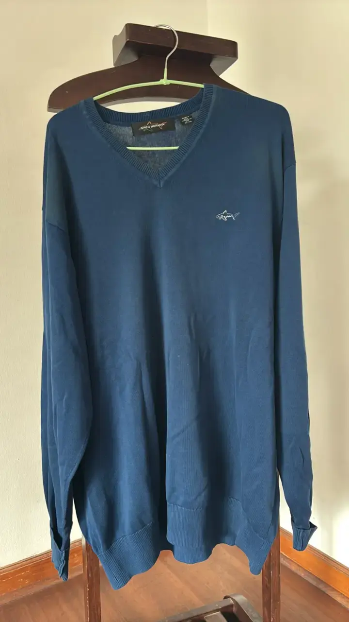 Suéter azul marino Greg Norman para hombre - 1