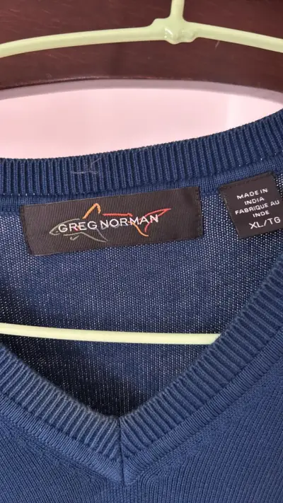 Suéter azul marino Greg Norman para hombre - miniatura 2