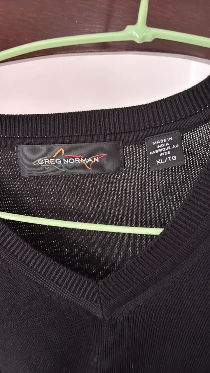 Suéter negro Greg Norman de hombre - 2