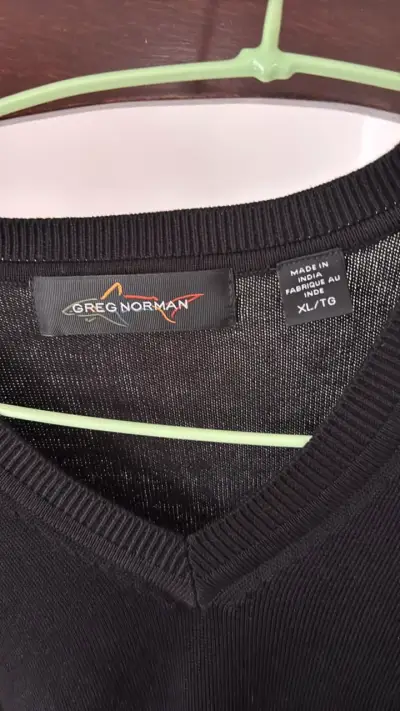 Suéter negro Greg Norman de hombre - miniatura 2