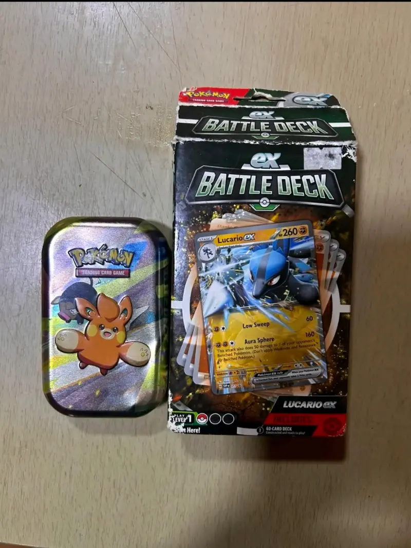 Baraja de Cartas Pokémon Lucario EX - 1