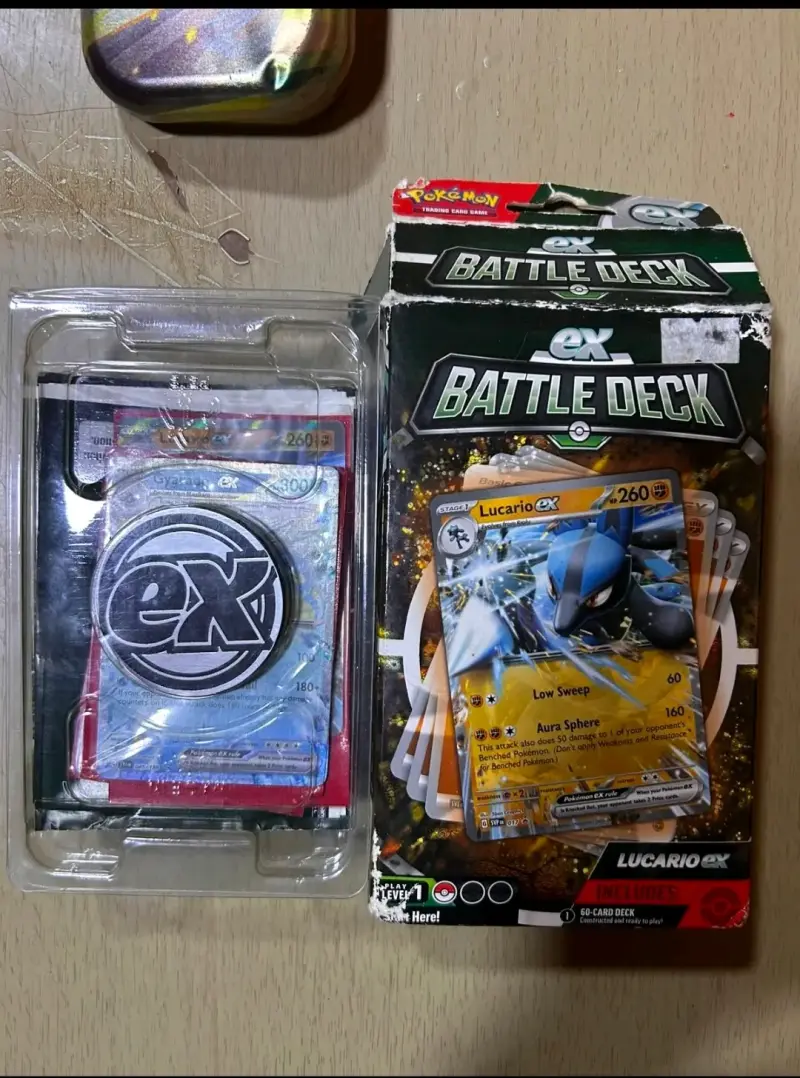 Baraja de Cartas Pokémon Lucario EX - 3