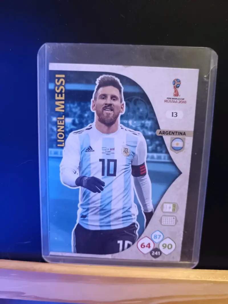 Tarjeta coleccionable Lionel Messi Mundial 2018 - 1