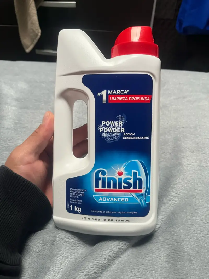 Detergente en Polvo Finish Advanced 1kg - 1