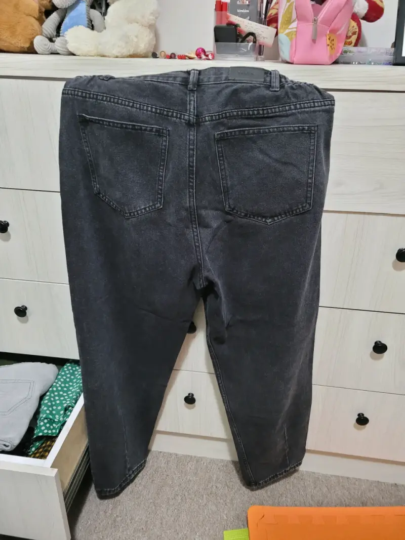 Jeans negros para mujer talla grande - 2