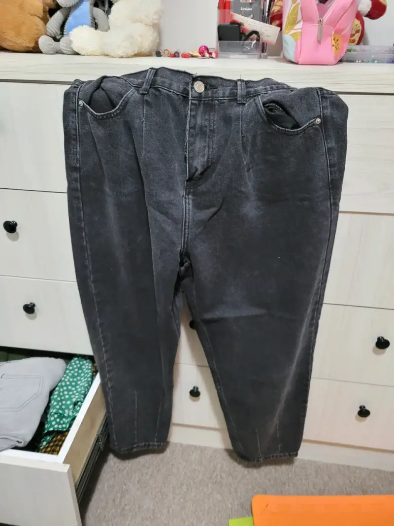 Jeans negros para mujer talla grande - 3
