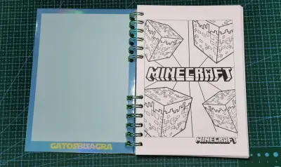 Libro para colorear Minecraft 100 pag. - miniatura 2
