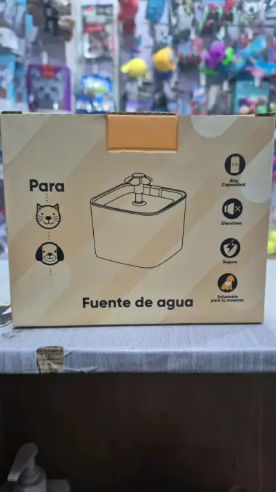 Fuente de agua para mascotas 2.0L silenciosa - miniatura 1