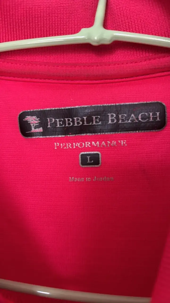 Polera Polo Rosada Pebble Beach Talla L - 2