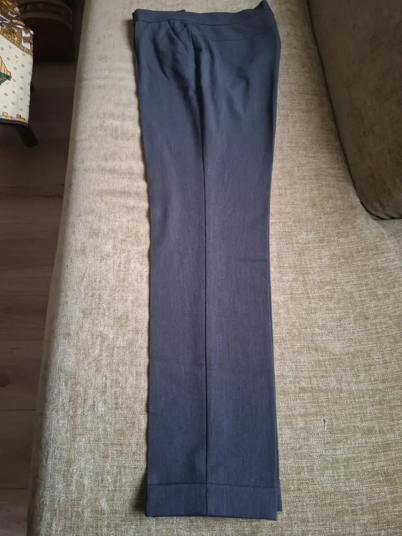 Pantalones de vestir grises Diana Gallesi para mujer - 1