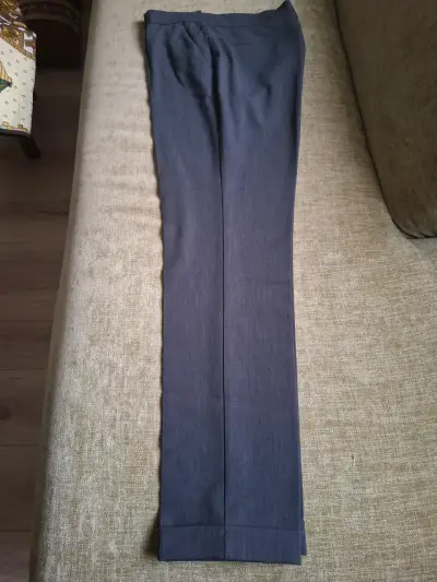 Pantalones de vestir grises Diana Gallesi para mujer - miniatura 1