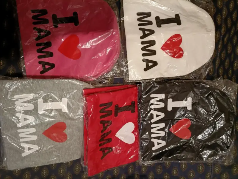 Gorros infantiles I Love Mama & Papa en varios col - 2