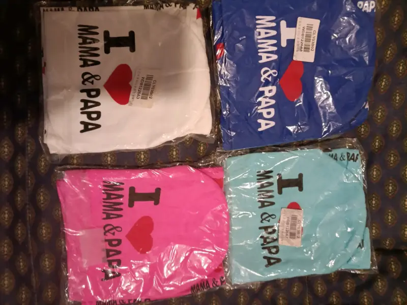 Gorros infantiles I Love Mama & Papa en varios col - 3