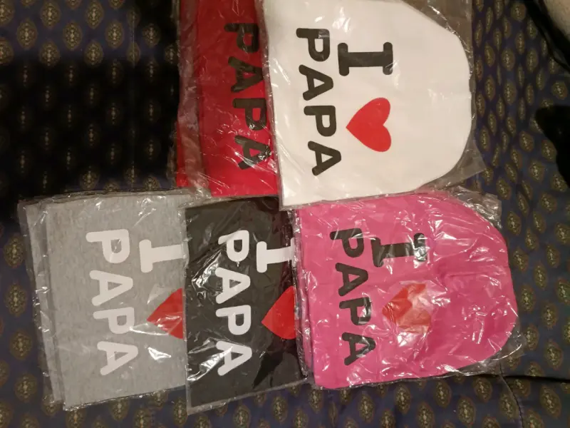 Gorros infantiles I Love Mama & Papa en varios col - 4