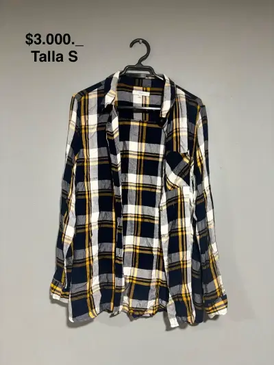 Camisa a cuadros talla S - miniatura 1