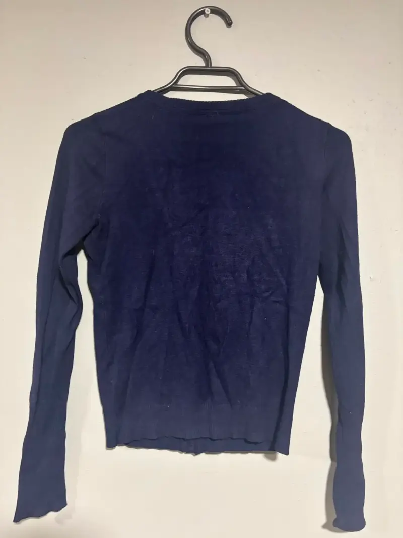 Cardigan azul marino talla XS para mujer - 2