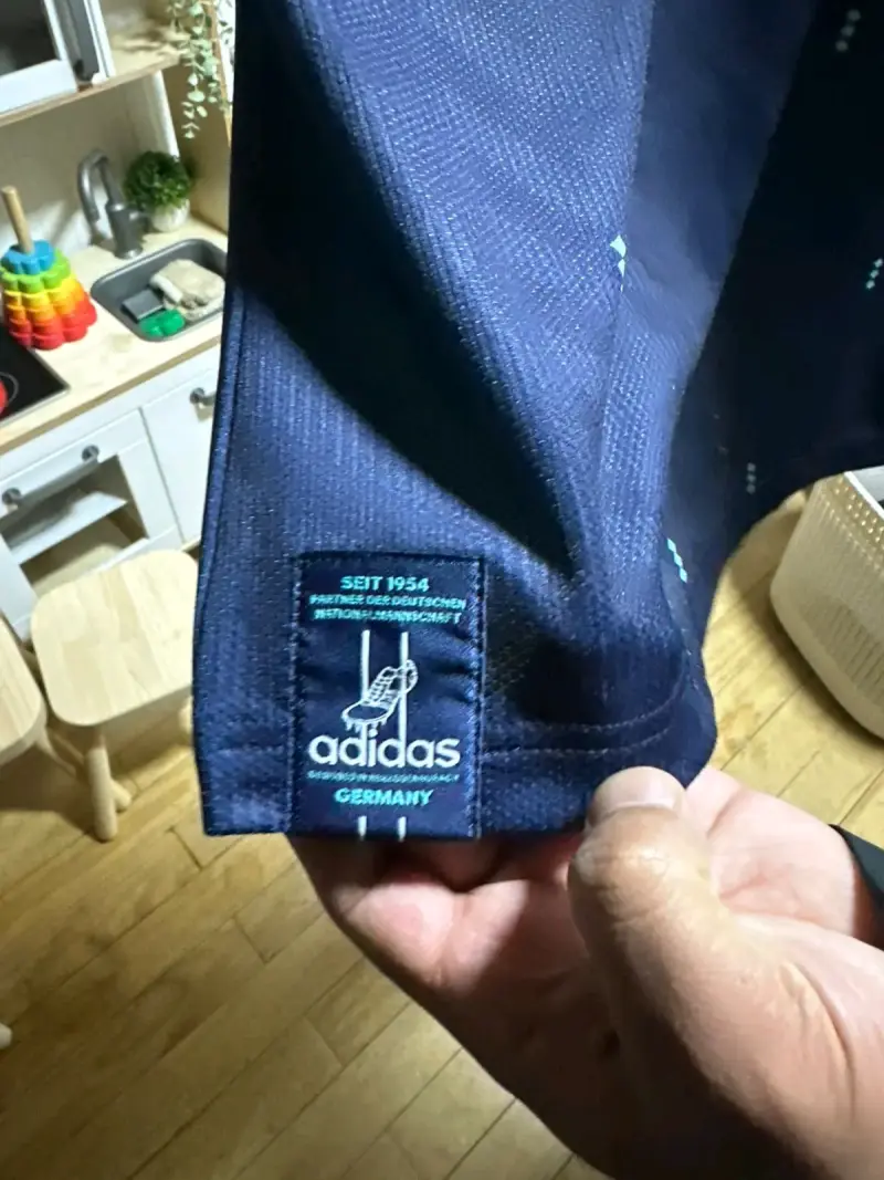 Camiseta Adidas Alemania Retro Azul Talla XL - 2