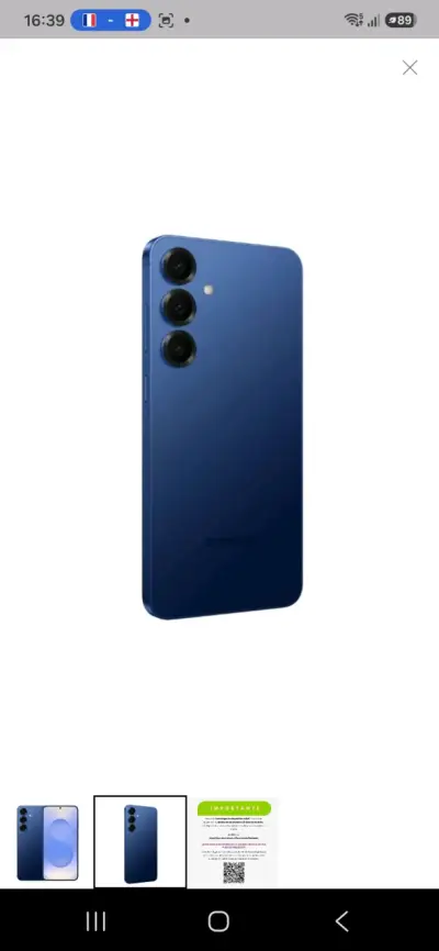 Samsung Galaxy S25 Plus 256GB Azul Titanio - miniatura 3