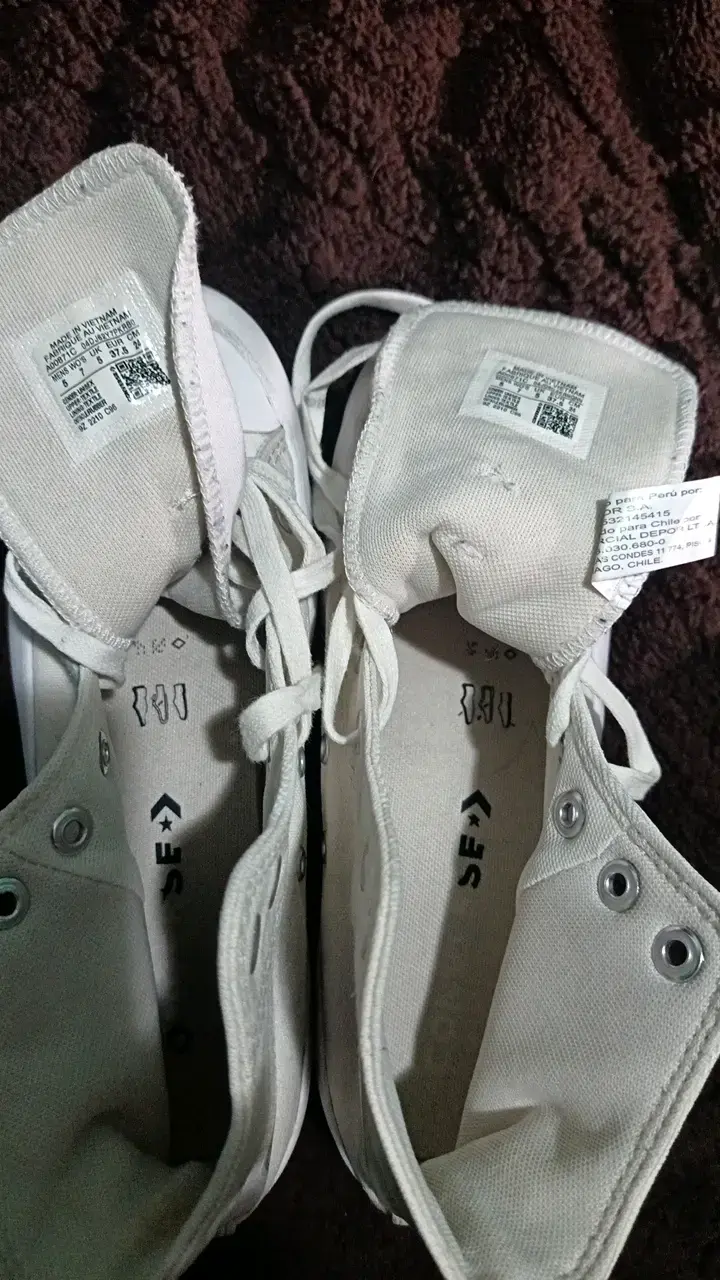 Zapatillas Converse All Star blancas de lona - 2